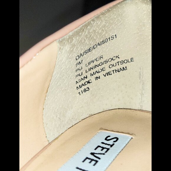 Women's EUC Steve Madden Daisie Dark Blush Patent Stiletto High Heel Pump US 9 - Picture 13 of 14